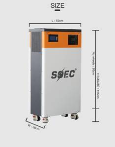 แบตเตอรี่ระบบโซลาร์เซลล์ 51.2V 300Ah กำลังไฟ 20-30KW พร้อมระบบจัดการแบตเตอรี่ในตัว 5KW BMS รองรับการสื่อสาร CAN สำหรับใช้งานแบบออฟกริดในบ้าน 6000 - Product Image 2