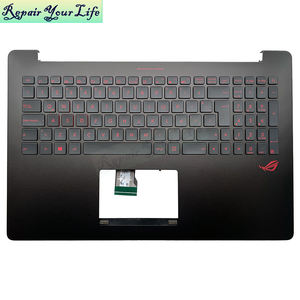 <span class=keywords><strong>Clavier</strong></span> d'ordinateur portable rétroéclairé FR BE NE LA SP pour ASUS N501JW UX501JW 90NB0873-R31FR0 avec repose-poignets, <span class=keywords><strong>clavier</strong></span> neuf, touches noires et rouges - Product Image 3