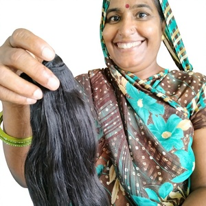 Wholesale Natural Virgin Indian Hair <b>Extensions</b> Fusion Kinky Bundles Straight Remy Hair Grade Silky Wave Color 100g <b>Cheap</b> Price - Product Image 1
