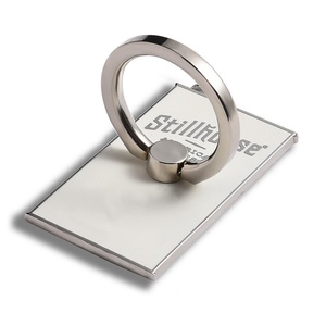 Support de téléphone portable en métal en forme de bouteille d'essence blanche avec logo personnalisé – Cadeau promotionnel - Product Image 5