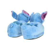 Chaussons d'hiver pour enfants Stitch, à bout fermé, en EVA rembourré, bleu clair, motif dessin animé, pour la maison