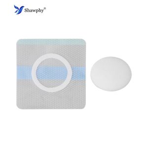 5 Pcs/kotak Plester Hernia Umbilikalis Penutup Perut Bayi Perban Bayi Pereda Nyeri Pusar Bersertifikat CE 8x8cm Katun untuk Bayi Baru Lahir - Product Image 3