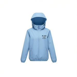 HDJ Junior Reversible Windbreaker BI-2303 <b>Women</b> Plus Size <b>Coat</b> Jacket - Product Image 2