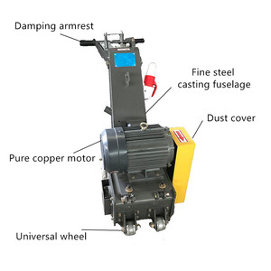 Petite fraiseuse à main, petite fraiseuse à béton pour pavés, machine à profiler le béton, scarificateur - Product Image 3