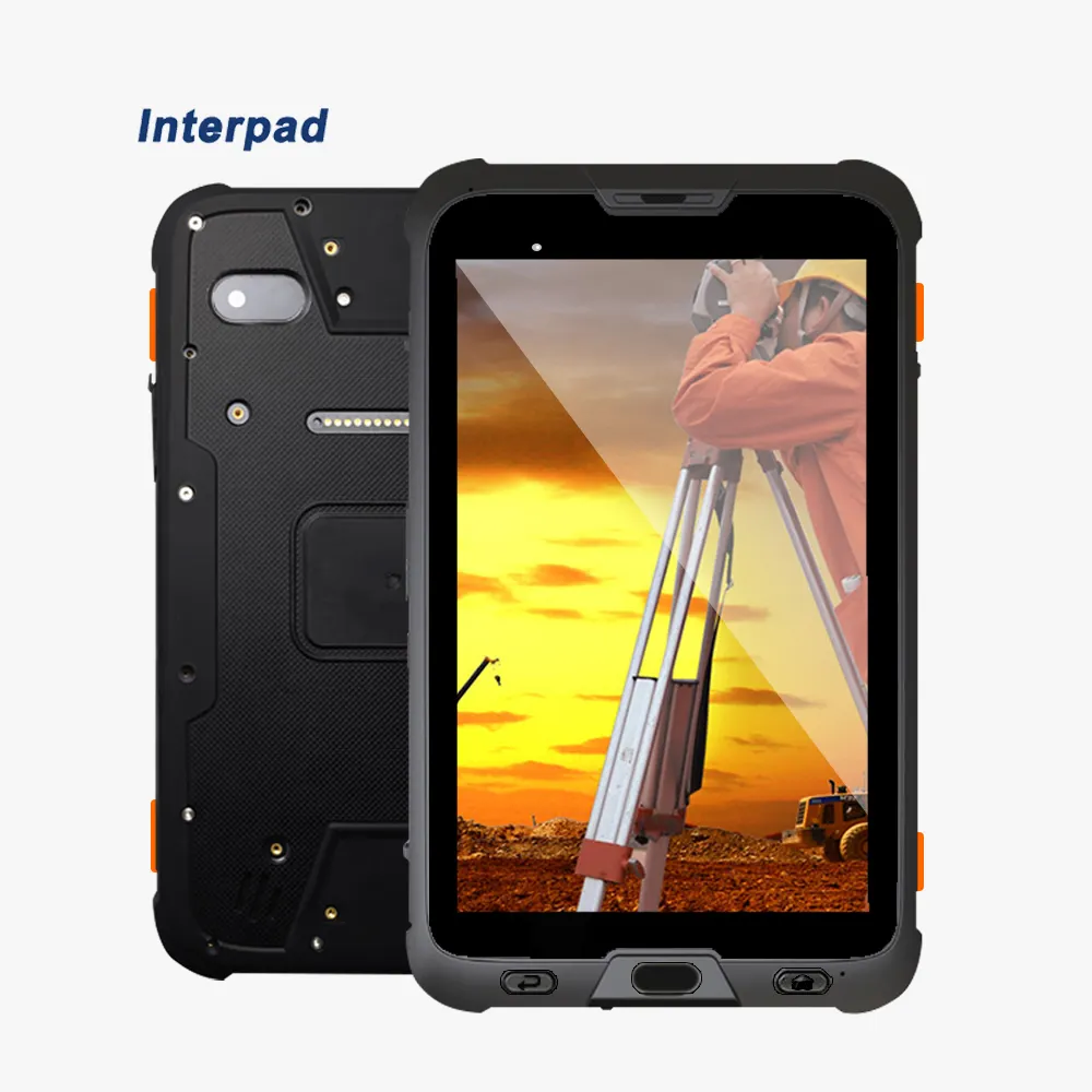 Interpad 태블릿 안드로이드 10000 미리암페르하우어 NFC 인기있는 산업 태블릿 8 인치 전기 유압 프로젝트 비디오 태블릿 PC