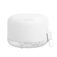 Diffuseur d'huile d'aromathérapie à télécommande pour humidificateur ultrasonique portable intelligent de 500ml pour la vente en gros d'usine d'hôtels de bureau de voiture à domicile