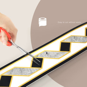 Battiscopa Autoadesivo, Adesivi Impermeabili per Angoli del Soggiorno e Davanzali, Modanatura per Copertura <span class=keywords><strong>Piastrelle</strong></span> - Product Image 5