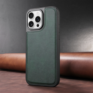 เคสโทรศัพท์หนังแท้หลากสีสไตล์มินิมอลแบบธุรกิจ ใช้ได้กับ iPhone ทุกรุ่น - Product Image 1