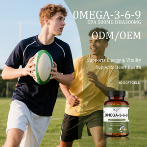 Omega-3-6-9 <span class=keywords><strong>Softgel</strong></span> <span class=keywords><strong>Capsules</strong></span> (EPA 500MG DHA 300MG) - Energie & Hartgezondheid Supplement voor Volwassenen, 60 Softgels, Fabrieksbulklevering - Product Image 2