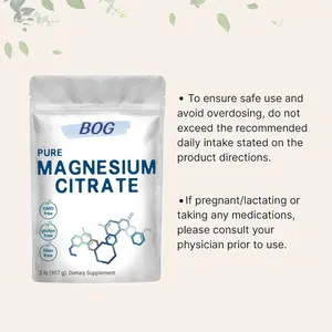 クエン酸マグネシウムカプセル便秘、睡眠、筋肉のけいれんのための高吸収マグネシウムサプリメント