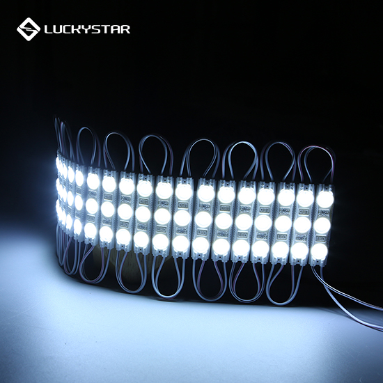 LUCKYSTAR Высокая мощность высокое качество DC12V 6500K водонепроницаемый Инжекционный Объектив SMD 2835 Светодиодный модуль освещения для неонового освещения рекламы