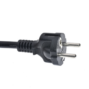 สายไฟ CEE7/7 แบบยุโรป Schuko เป็น IEC C19 แบบมุมฉาก, 16A 250V, เชื่อมต่อกับสายไฟ <span class=keywords><strong>AC</strong></span> C20 แบบ Schuko - Product Image 5