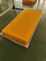 Tapis de protection robuste 3x8, tapis de sol en plastique HDPE 4x8, revêtement de sol temporaire, tapis composites HDPE
