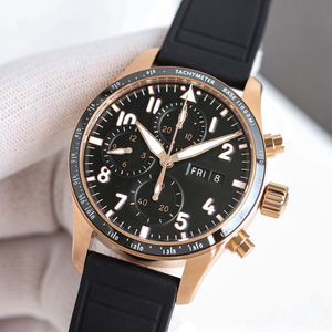 นาฬิกาจักรกลคุณภาพสูงขายดี ระบบไขลานอัตโนมัติ ตัวเรือนเซรามิกแบบสามมิติ สายยาง - Product Image 2