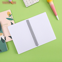 Journal en spirale imprimé fleur, Agenda, Agenda quotidien, hebdomadaire et mensuel, carnet de notes 3174