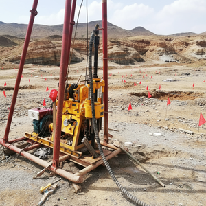 جهاز حفر آبار المياه المحمول بمحرك ديزل بطول 200 متر مع مضخة ومحرك - Product Image 3