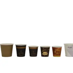 2.5oz - 32oz 작고 큰 크기의 종이컵 차 또는 커피 종이컵