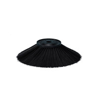 Balayeuse de voirie électrique industrielle en plastique OEM, brosse latérale efficace pour le nettoyage des rues
