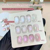 Vernis à ongles en perles de verre transparent à l'eau bouillie rose