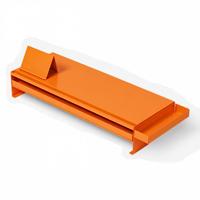 Support d'écran en acier avec composants modulaires magnétiques, tiroir grand format à placer librement, rangement de bureau à 2 niveaux pour ordinateur