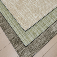 Modern High Pile Tufted Wool Polyester Blend Eco-Friendly Floor Carpet Rug Soft Anti-Collapse Solid Color Latex Backing Bedroom