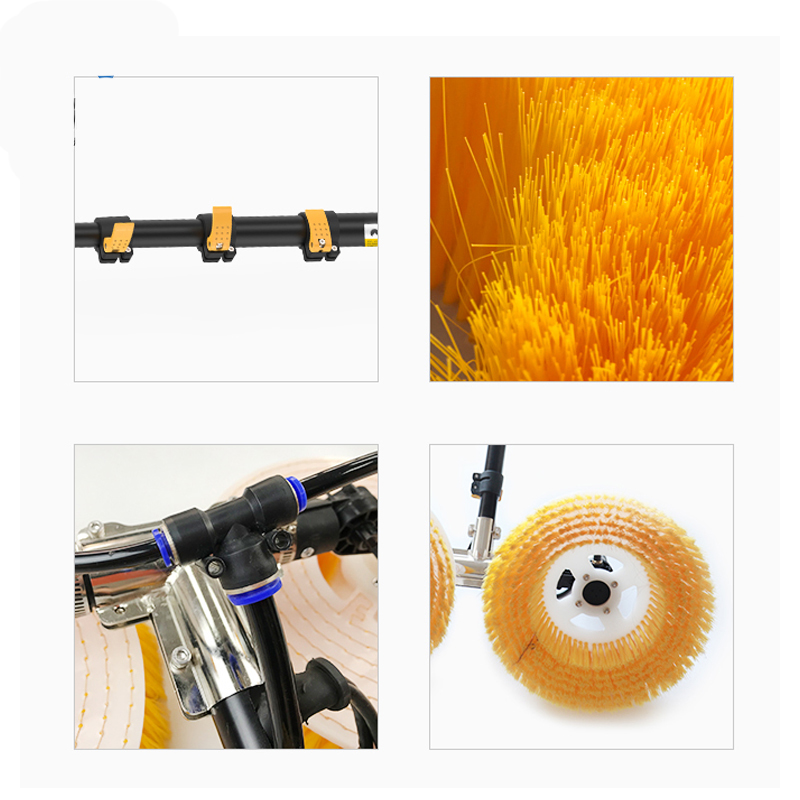 Window Cleaner Solar Photovoltaic Panel Cleaning Brush Electric