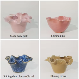 Sampel warna bebas kustomisasi warna baki keramik kerajinan dekorasi rumah untuk Pot bunga dan porselen gaya Nordik untuk pernikahan - Product Image 2