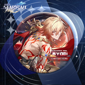 Lencana Karakter Kustom Game Honkai: Star Rail 7 Maret Clara Jingliu Mydei Lencana Bulat Berbahan Plat Timah - Product Image 3