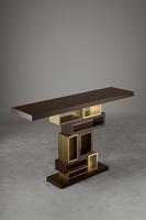 Table console de salon en bois, design simple, moderne, 20 pièces