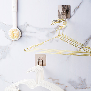 Stainless Steel <b>Wall</b> <b>Hook</b> Rectangle Shape Durable Waterproof <b>For</b> Home Storage - Product Image 2