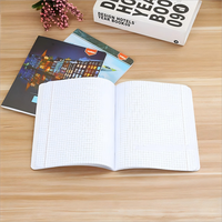 Cuaderno de Ejercicios Escolares, Papelería al por Mayor, Económico, 18*24cm, 96 Páginas, Cuaderno de Cuadrícula con Grilla, Cuaderno de Ejercicios Escolares