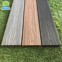 Carreaux de terrasse extérieurs en WPC 150*23mm aménagement paysager et terrasse piscine étanche à l'humidité Wpc terrasse Composite Piso