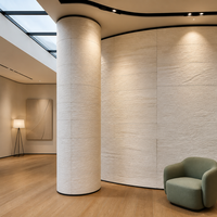 Revêtement mural en pierre de granit artificielle, ultra-mince, flexible, léger, ignifuge, 2-3 mm, pour murs extérieurs et intérieurs