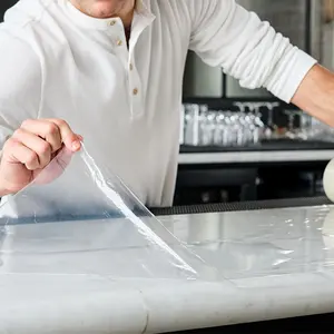 Surface Protection Clear Adhesive Countertop Pe Protective Film For Marble