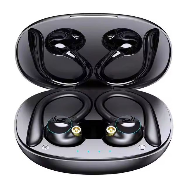2026 New TWS In-Ear Earbuds with Comfortable Earhook Sweatproof Waterproof Sports Wireless Earphones