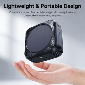 Haut-parleur solaire portable 5W ES-T81, résistant aux chocs, enveloppé de silicone, audio extérieur avec écrou M8 pour montage sur vélo - Product Image 4