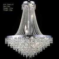 Lustres suspendus en métal doré de luxe, lampes à suspension LED, luminaire de plafond pour centre de table de mariage, décorations de fête