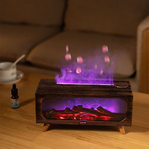 Humidificateur de cheminée simulée YX-2900, flamme 3D, alimenté par USB, lumière ambiante de bureau pour la maison et le bureau - Product Image 2