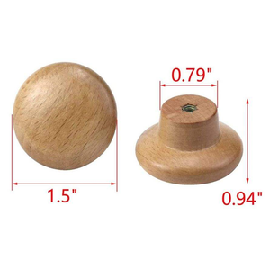 Tiradores y tiradores de armario de cocina duraderos ajustables de madera maciza para uso en exteriores - Product Image 6