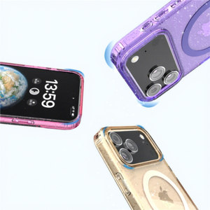 Funda Transparente Magnética con Brillantina para <span class=keywords><strong>iPhone</strong></span> 17 Pro Max 17 Air, Resistente a Golpes y Caídas - Product Image 5