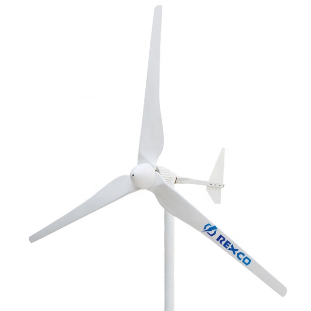 Home Use 2000w Wind Turbine 48v Solar Power Energy Storage Systems Horizontal Axis Wind Generator