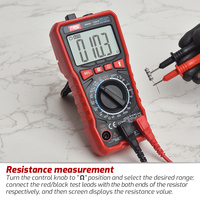 TASI TA801B True RMS Digital Multimeter Auto Manual Range NCV VFC AC DC Voltage Current Resistance Capacitance Tester Multimeter
