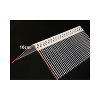 Plinthe d'angle en PVC extrudé perforé pour plâtre et cloisons sèches, design moderne, marque DBM, garantie 5 ans, directement de l'usine