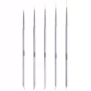 Pennello <span class=keywords><strong>per</strong></span> Nail Art Jiangxi Modello 250717 con Asta Sottile Lunga Trasparente in Acrilico e Tubo Argentato <span class=keywords><strong>per</strong></span> Trasferimento Linee - Vendita all'Ingrosso Diretta dalla Fabbrica - Product Image 5