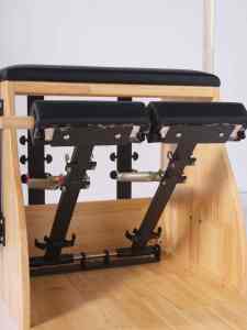 Nueva Versión de la Silla <span class=keywords><strong>Reformer</strong></span> Wunda de Madera de Roble con Asas para <span class=keywords><strong>Pilates</strong></span>, Equipo Resistente para Estudio de <span class=keywords><strong>Pilates</strong></span> y Ejercicio en Casa - Product Image 2