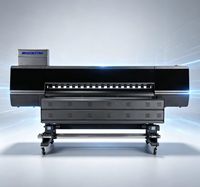 Imprimante jet d'encre numérique grand format haute vitesse 1,8 m à 4 têtes I3200 à solvant écologique