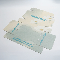 Échantillon gratuit de boîte d'expédition d'emballage ondulé de couleur rose avec logo personnalisé boîte d'expédition boîte de papier