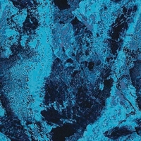 Film de transfert d'eau à veinage marbré vert et bleu, haute stabilité, soluble dans l'eau, pour îlots de cuisine, options de commande personnalisées