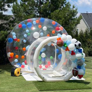 Di động ngoài trời bong bóng Lều bong bóng trong suốt mái vòm nhà bong bóng bơm hơi cắm trại Lều nhà với đường hầm - Product Image 3