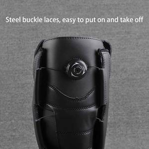 أحذية رجال الإطفاء الجلدية ذات مقدمة فولاذية مقاومة للماء ومضادة للثقب لجميع المواسم - Product Image 2